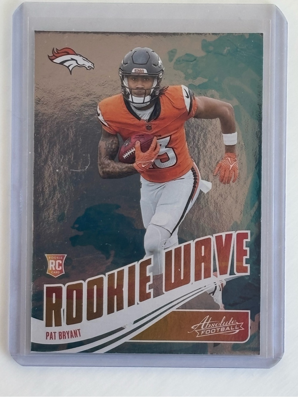 Pat Bryant 2025 Panini Absolute Rookie Wave RC RW-PBT Denver Broncos